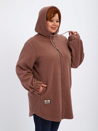 Женская парка Латифа / кофейный