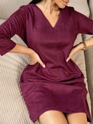 Женское платье мод.1446/5 / Малиновый