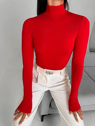 Женская водолазка 816 / Красный