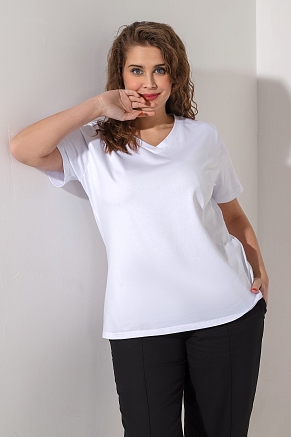 Женская футболка Базис-5 / белый