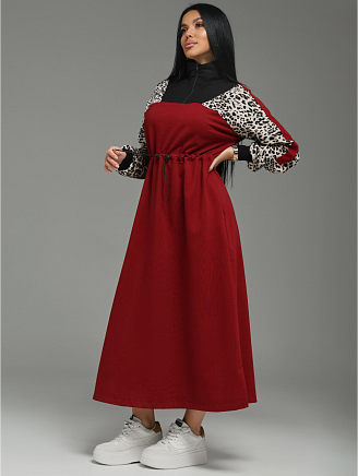 Женское платье Луиза / Бордо