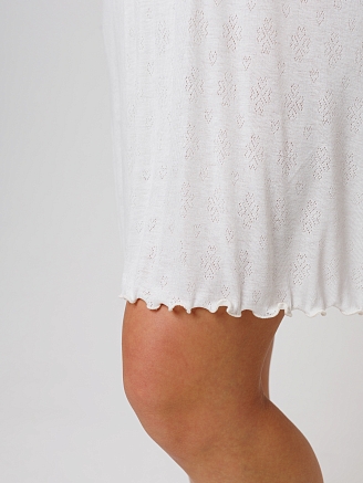 Женская ночная сорочка 2256 / Молочный