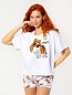 Женская пижама "Funny" арт. к1268блй / Белый