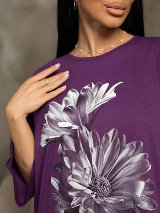 Женская туника мод.1934/3 / Баклажановый