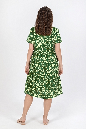 Женское платье Лабиринт-1 / зелёный