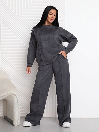 Женский костюм мод.2125/2 / Темно-серый