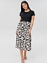 Женское платье Пл-88(Шт/вис) / Молочный (леопард)