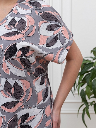 Женский халат Хомли / серый