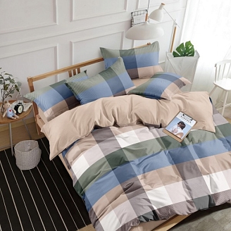 Постельное белье поплин набивной Зима-лето / В ассортименте