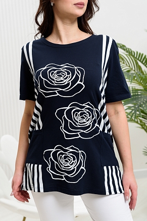 Женская туника 9228 / темно-синий