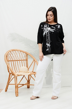 Женская туника 9185 / черный