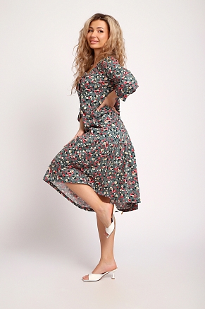 Женское платье 51208 / зеленый