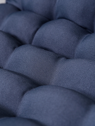 Подушка на стул со спинкой / Графит