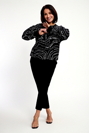 Женский свитшот 88132 / черный