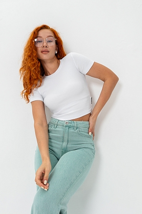 Женская футболка 14410 / белый