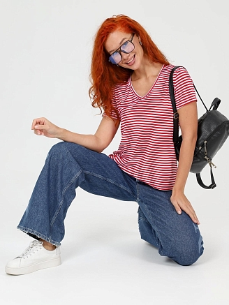 Женская футболка Лимона / Красный