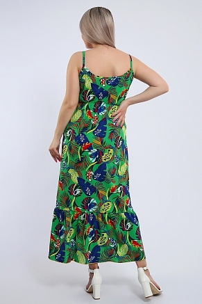 Женский сарафан Тропикана 446 / Зеленый
