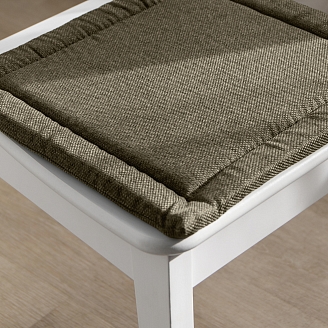 Подушка для стула рогожка "Волшебная Ночь" 40/40 / Мокко