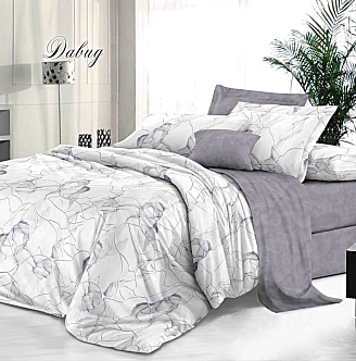 Постельное белье сатин на молнии / Давид