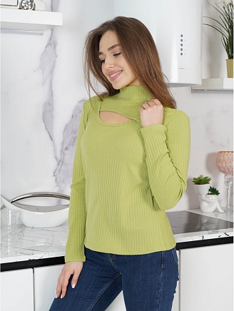 Женская водолазка Марсель / Салатовый
