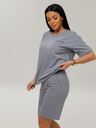 Женский костюм К-146(Фут) / Серый