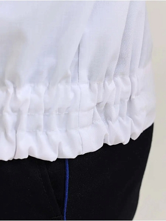 Мужская рубашка форменная Полиция (короткий рукав) / Белый