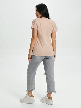 Женская футболка Ариадна / Бежевый