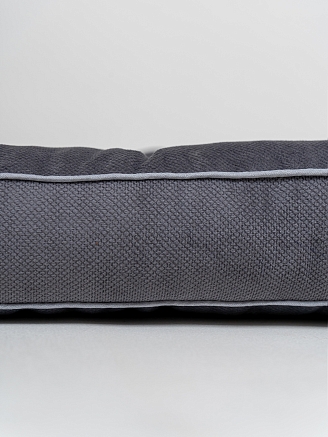 Подушка на стул с бортом / Графит