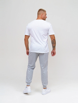 Мужская футболка мод.1361/1 / Белый