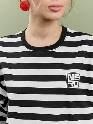 Женская туника Лик / чёрный