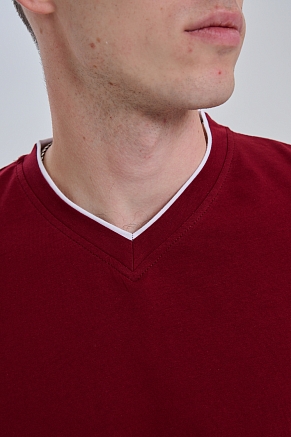 Футболка мужская 14490 / бордо