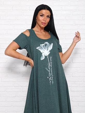 Женское платье Долли / Зеленый