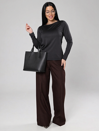 Женский лонгслив Энкар / антрацит