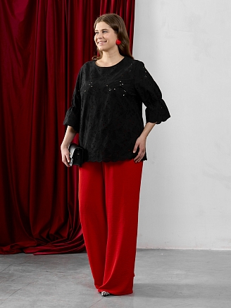 Женская блузка Милица-1 / черный-3