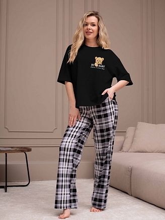 Женский костюм Мишель-4 КЖ-129 / чёрный