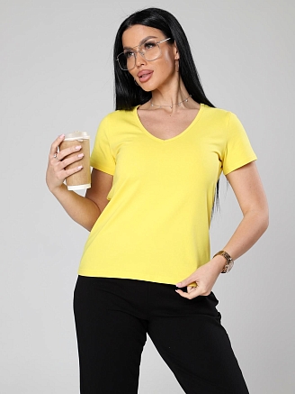 Женская футболка Заира / желтый