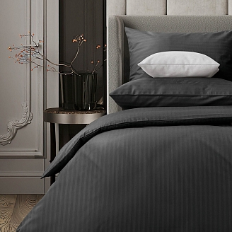 Комплект постельного белья "Verossa" Stripe / Black