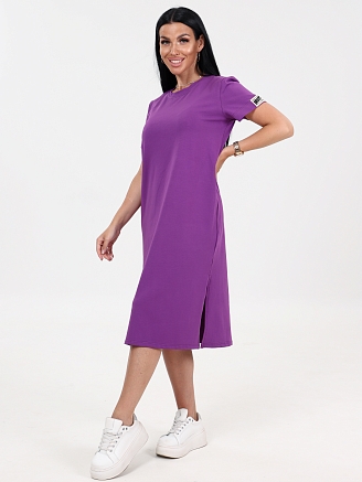 Женское платье-футболка ПлК-56 / Сирень