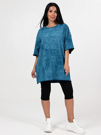 Женская футболка М-104 / петроль