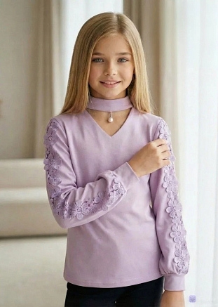 Детский джемпер "Роксана" длинный рукав / В ассортименте