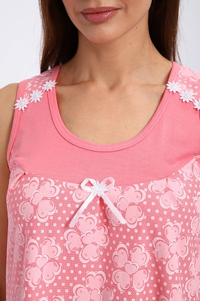 Женская сорочка Василиса / Розовый