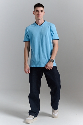 Футболка мужская 14490 / светло-голубой