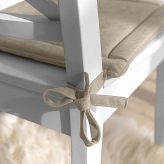 Подушка для стула "Волшебная Ночь" 40/40 / Тауп