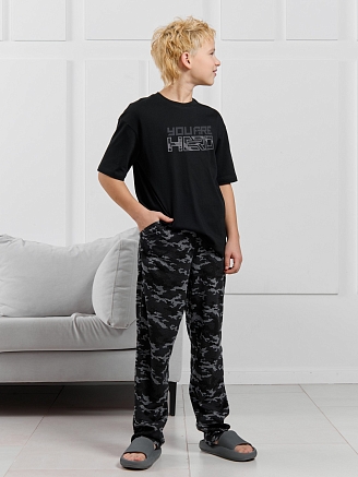 Костюм для мальчика Экипаж-1 / чёрный