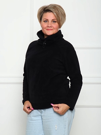 Женская толстовка Гретта / Черный