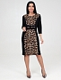 Женское платье ГРАЦИЯ ПлВ-2340 / Леопард черный