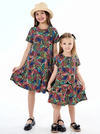 Детское платье "Лето" / Неон