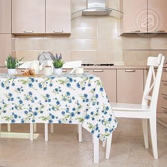 Скатерть рогожка / Васильки