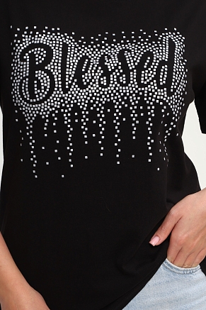 Женская футболка 85654 / черный