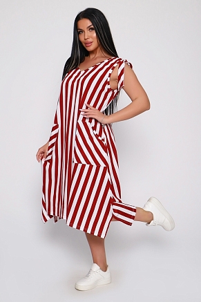 Женский сарафан 701 / Красный